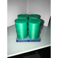 1:14 Scale 205 Ltr Green Drums With Pallet